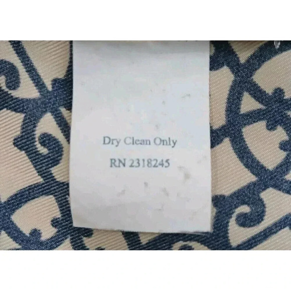 Vineyard Vines Magnolia Green Geometric Print Tie Back Tank Top Blouse Size 12 - Picture 6 of 6